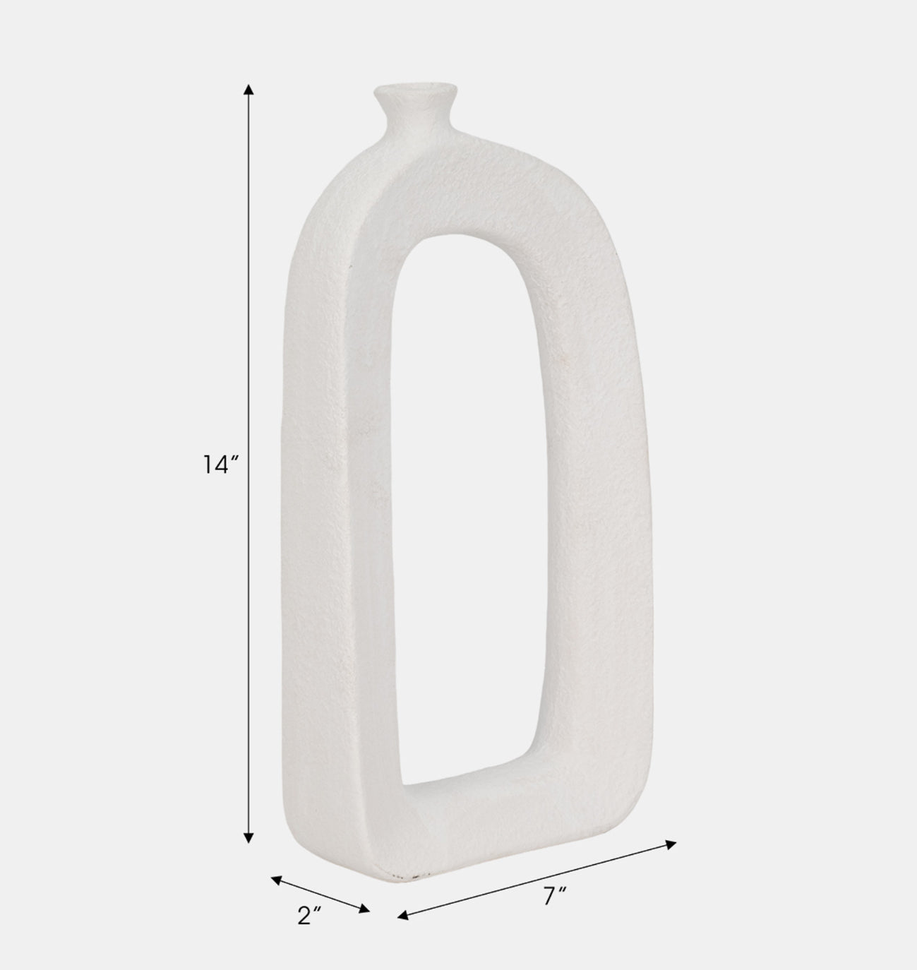 Amelia rough cut vase