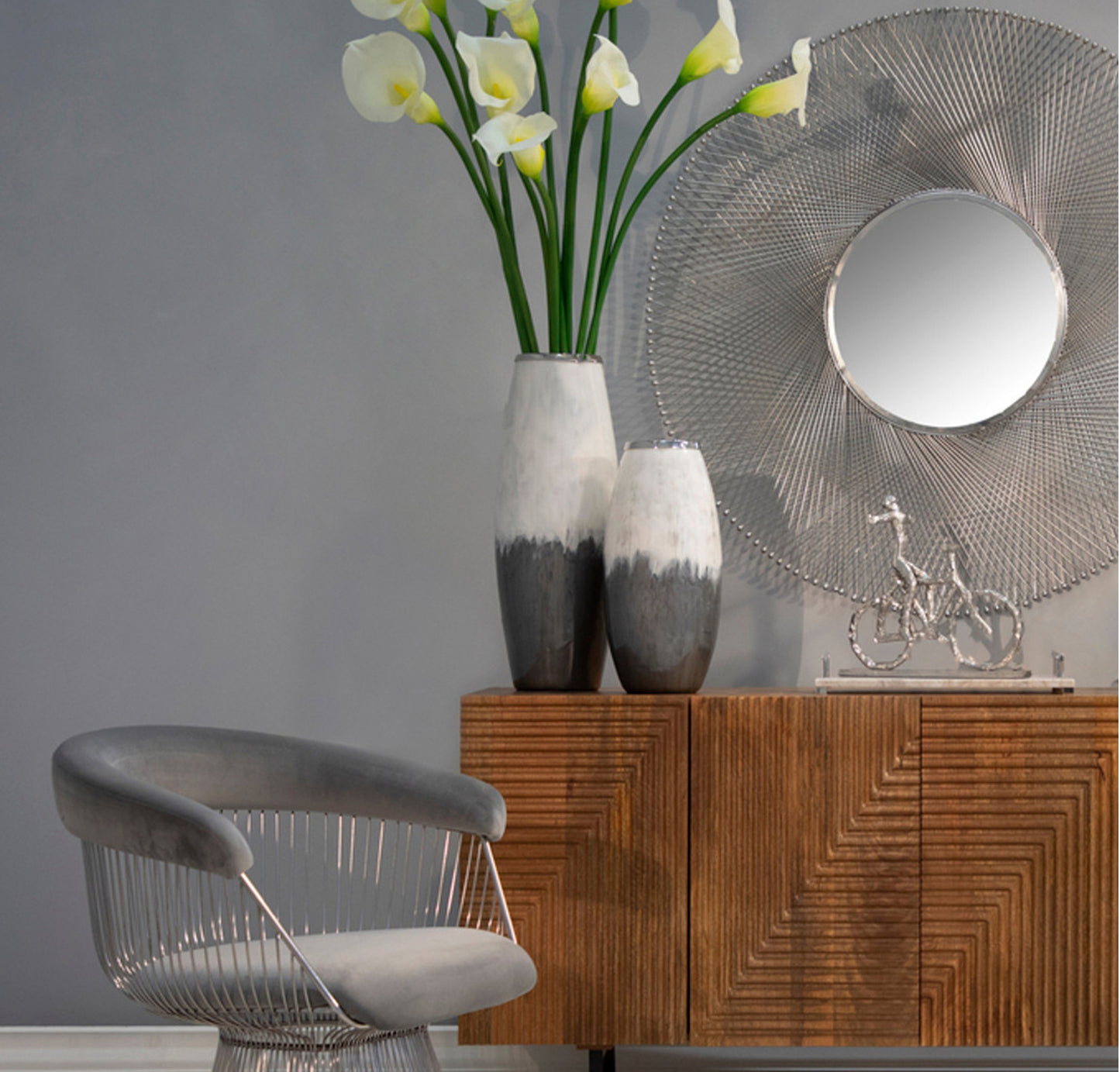 Wilma Glass decor vase