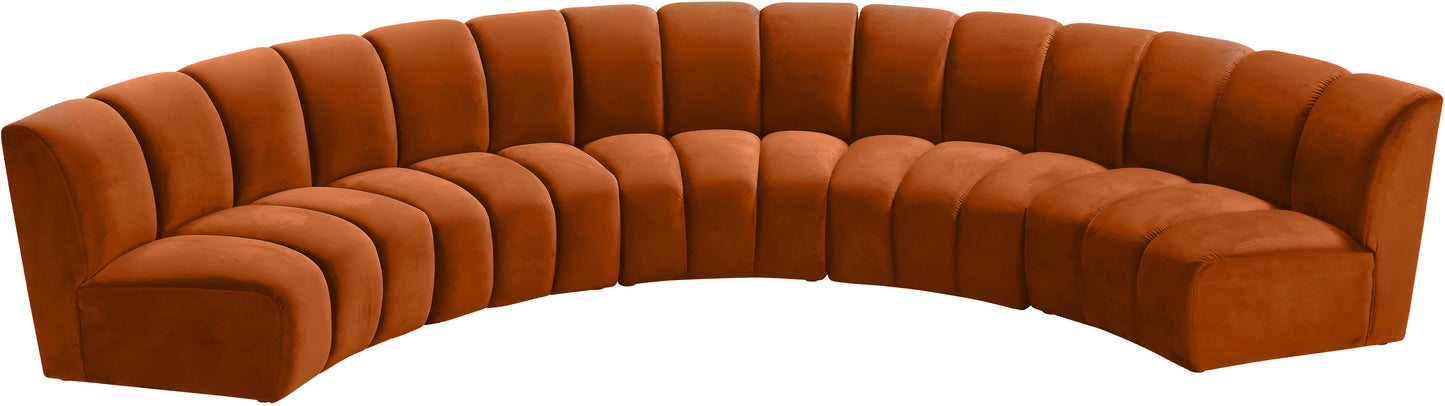 Infinity Modular Velvet Sofa