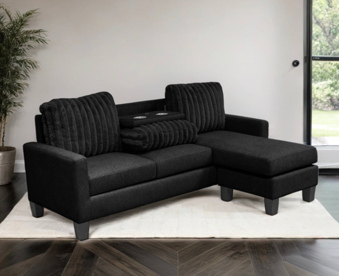 Naya Gray Reversible Sectional UH Moderate SALE