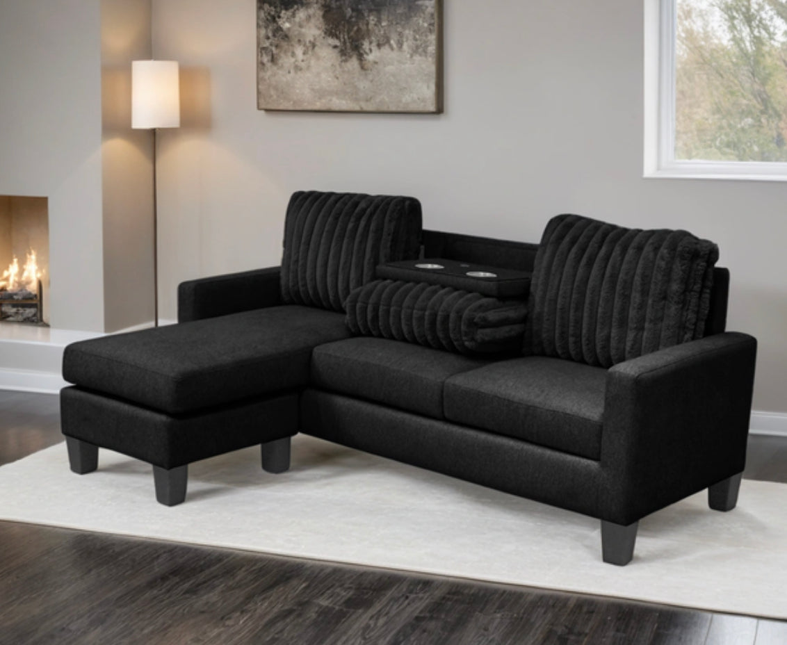 Naya Gray Reversible Sectional UH Moderate SALE