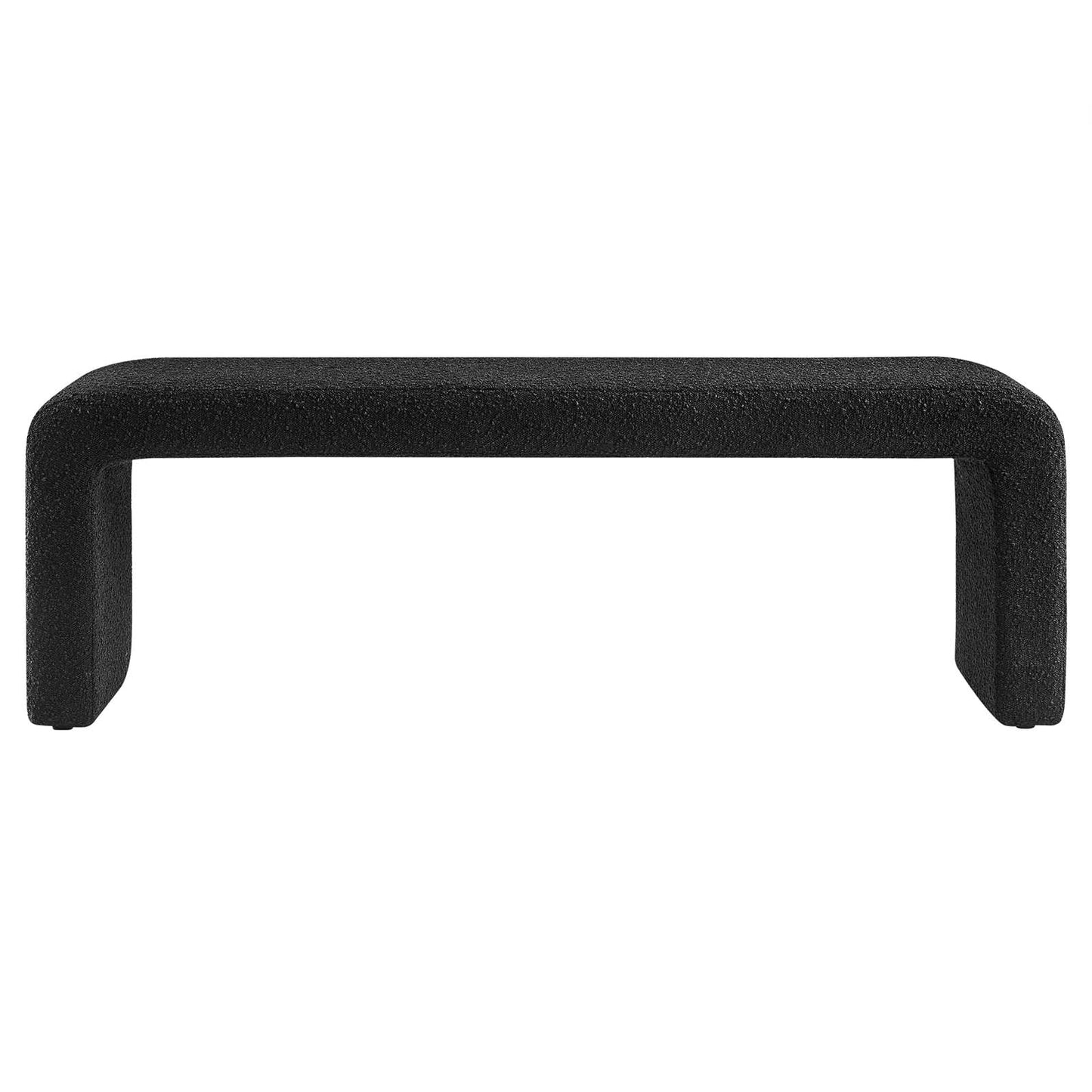 The Sinda Boucle Fabric Bench 2 Colors Available