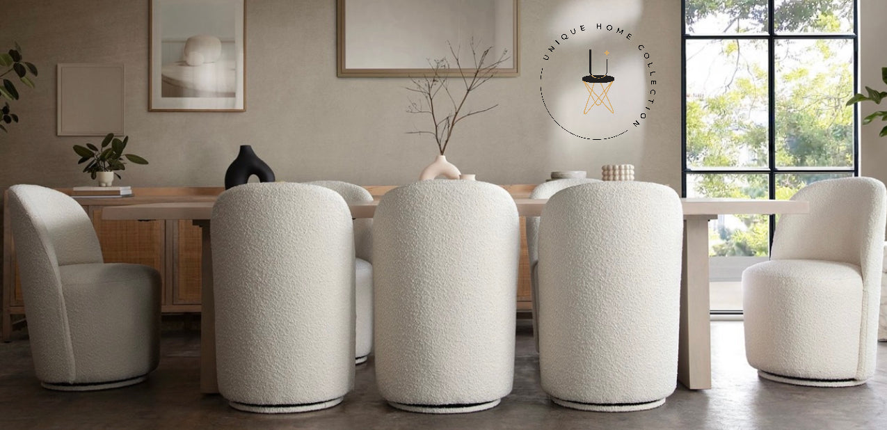 Kendall Boucle Fabric Dining Chair