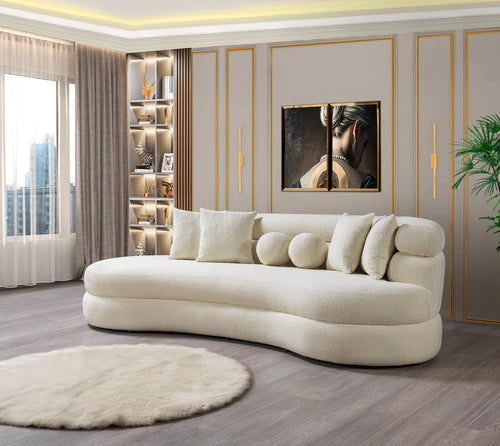 Mira Boucle Chaise Lounge