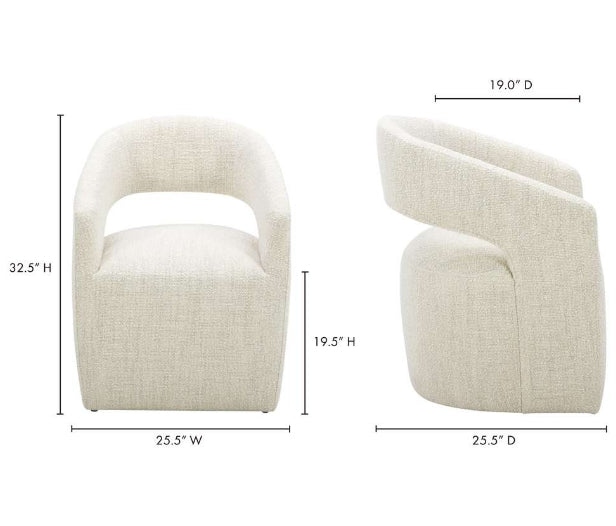 Barrett Rolling Accent Chair