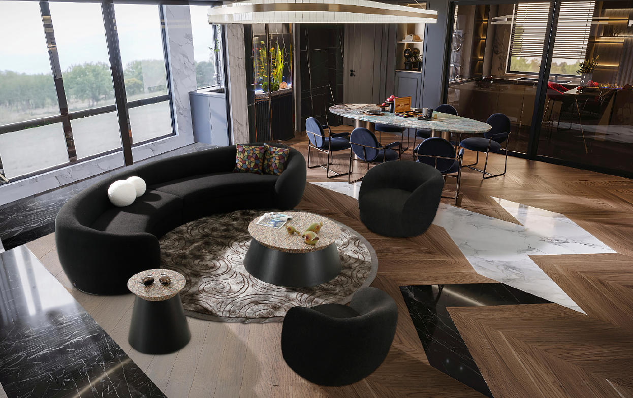 The Carson Sectional + UH Moderate