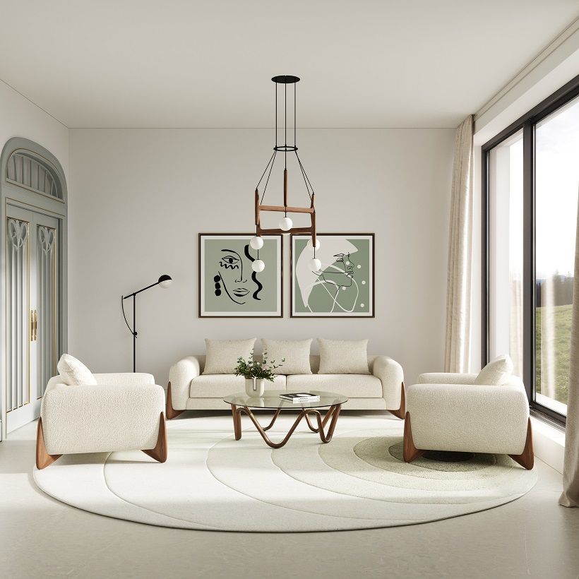 The Karia Sofa + Uh Moderate