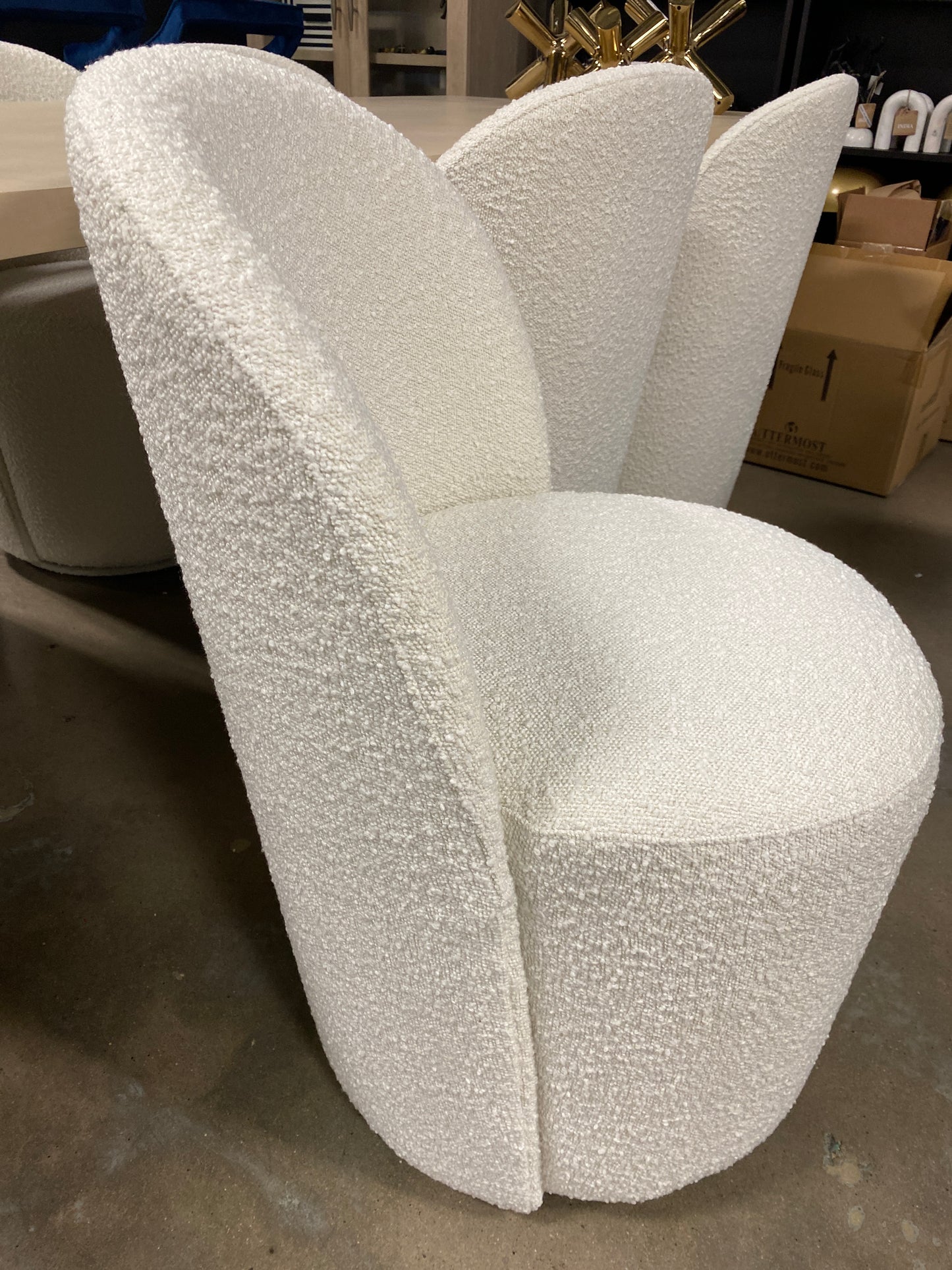 Kendall Boucle Fabric Dining Chair