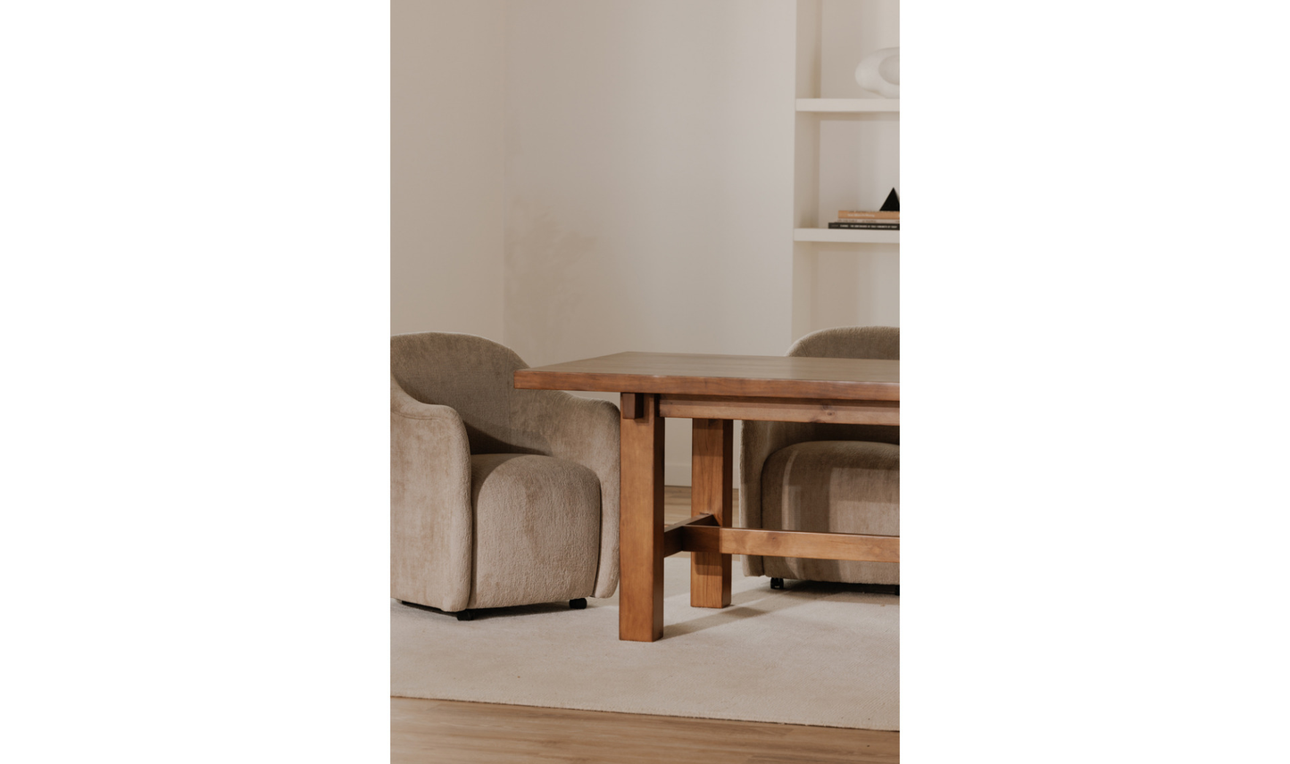 The Draya Rolling Dining Chair