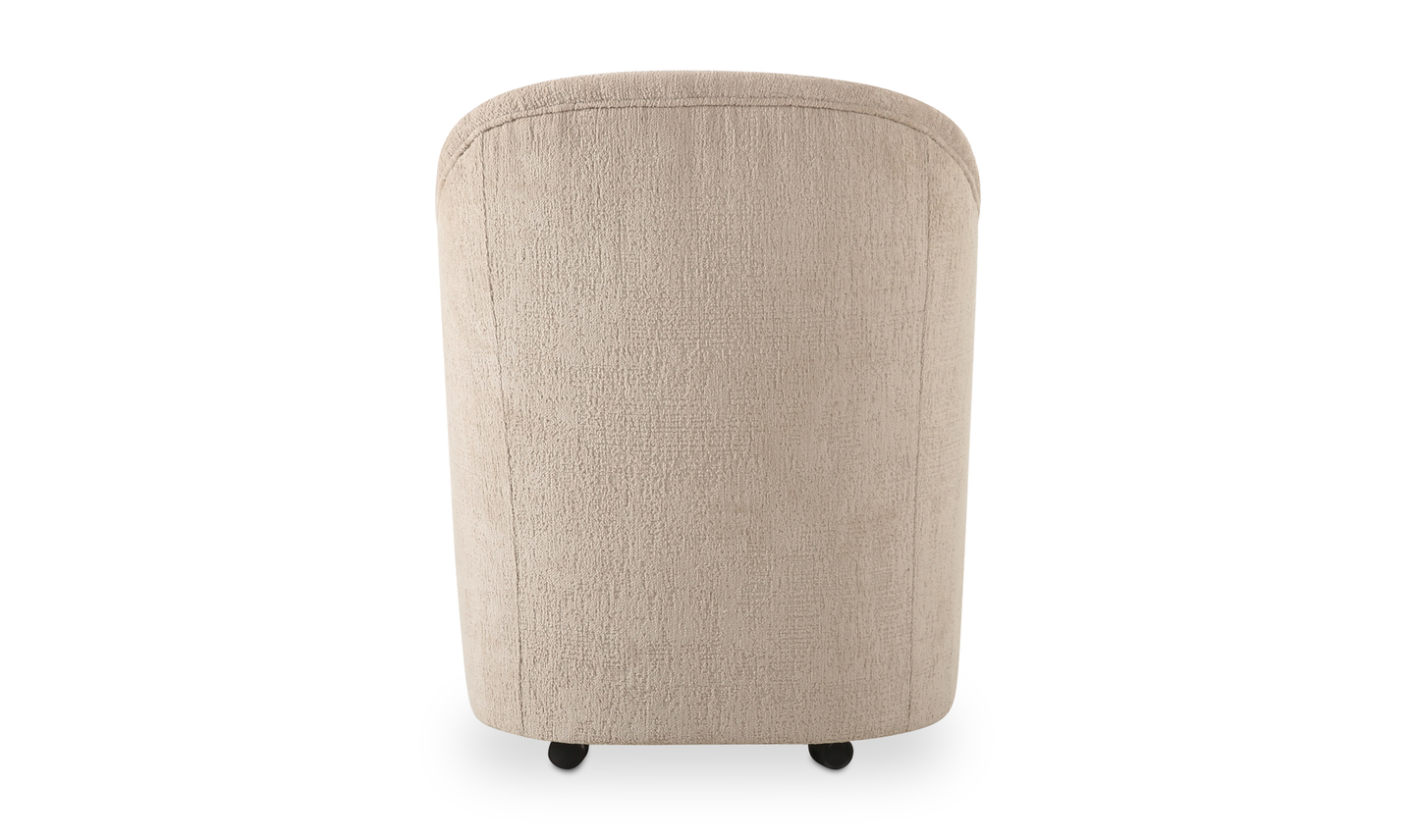 The Draya Rolling Dining Chair