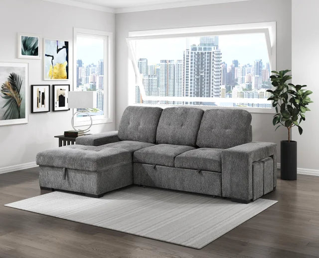 Sandra sectional with pull out bed UH Moderate