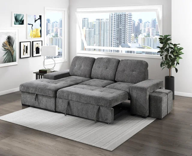 Sandra sectional with pull out bed UH Moderate