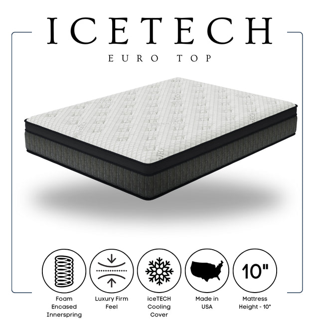 ICETECH - 10" Euro Top Mattress UH Moderate