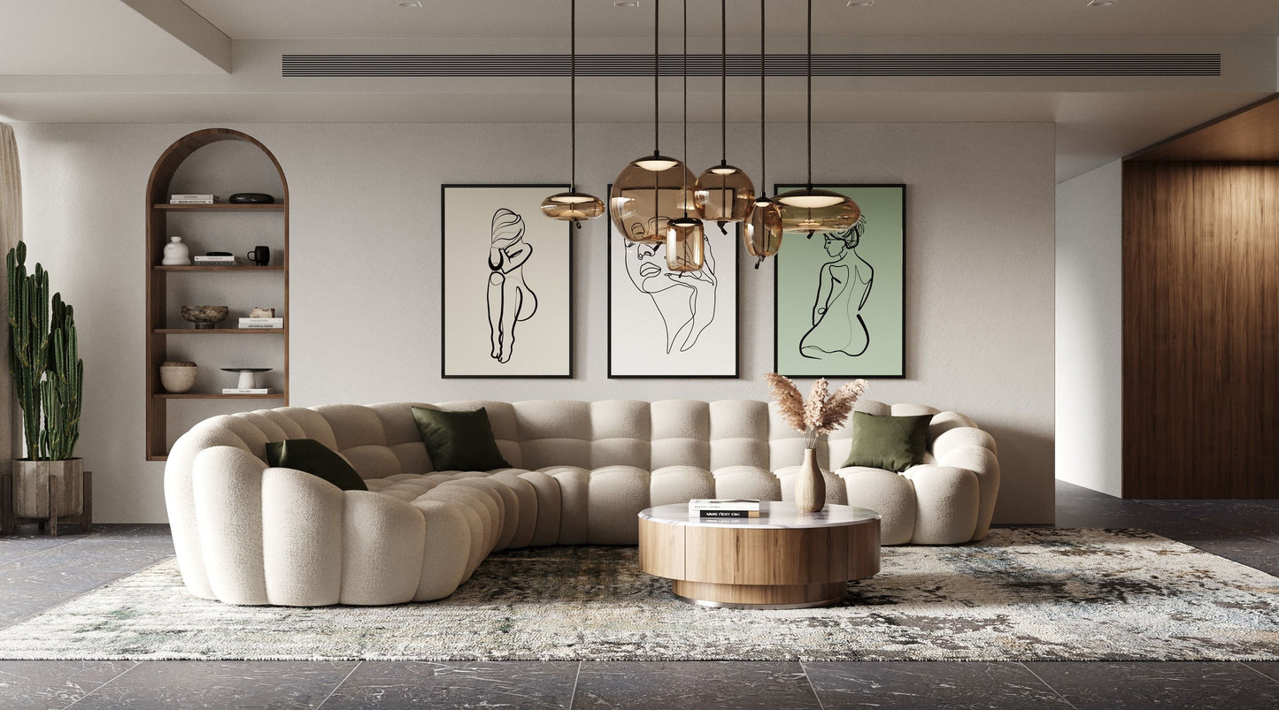 Casa Yara Curved Sectional UH Moderate
