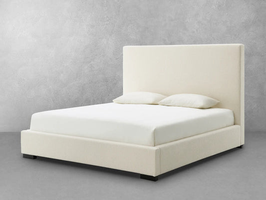 The Jordan Liliano Boucle Fabric Bed