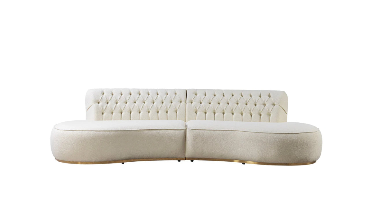 Elle Curved Sectional Uh Moderate SALE