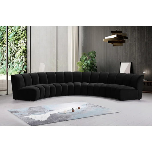 Infinity Modular Velvet Sofa