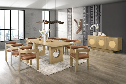 Amy Dining Set (Dining table+buffet+chairs)