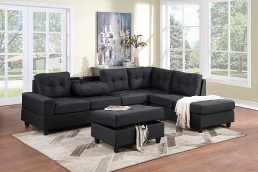 Jolie Reversible Sectional UH Moderate 4 colors available SALE