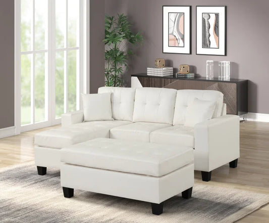 Nelly Reversible Sectional and ottoman set UH MODERATE COLL. SALE